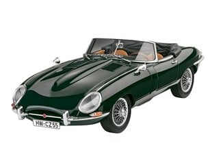 Сборная модель для склеивания Revell - Jaguar E-Type Roadster (подарочный набор), 1/24, 67687 цена и информация | Конструкторы и кубики | kaup24.ee