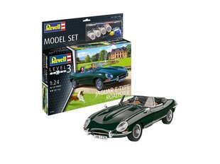 Сборная модель для склеивания Revell - Jaguar E-Type Roadster (подарочный набор), 1/24, 67687 цена и информация | Конструкторы и кубики | kaup24.ee