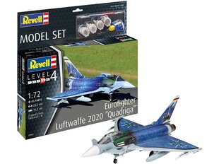 Revell - Eurofighter "Luftwaffe 2020 Quadriga" mudeli komplekt, 1/72, 63843 цена и информация | Конструкторы и кубики | kaup24.ee