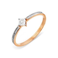 Kuldsõrmus ja teemant 09TPZ500130 09TPZ500130 hind ja info | Sõrmused | kaup24.ee