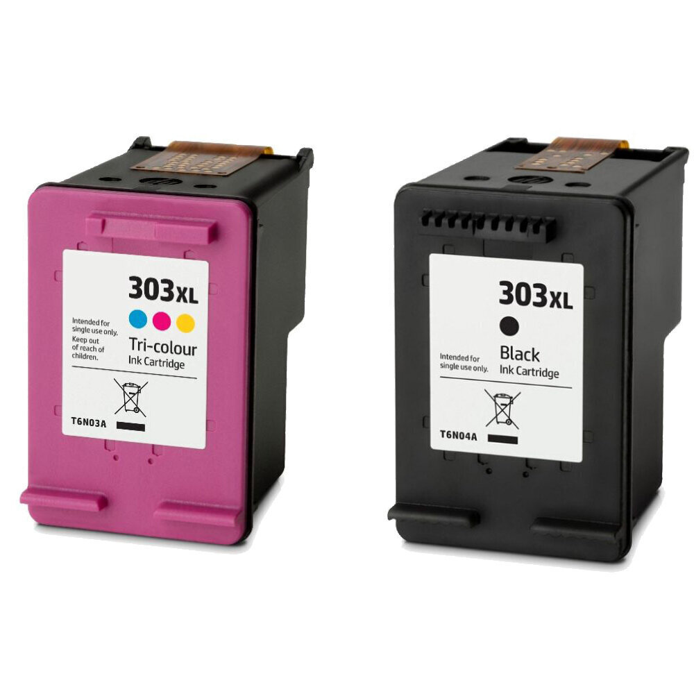 Analoog tintide komplekt HP 303XL Black + HP 303XL TriColor hind ja info | Tindiprinteri kassetid | kaup24.ee