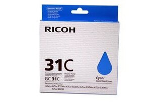 Ricoh Ink Cart. GC31C Cyan (405689) цена и информация | Картриджи для струйных принтеров | kaup24.ee