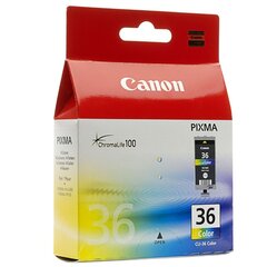 Originaal Canon CLI-36 Tri-Color , 12ml цена и информация | Картриджи для струйных принтеров | kaup24.ee