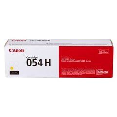 Originaal tooner Canon 054H (3025C002) Yellow 2.300 lk hind ja info | Laserprinteri toonerid | kaup24.ee