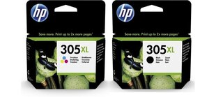 Originaal tintide komplekt HP 305XL Black + HP 305XL TriColor hind ja info | Tindiprinteri kassetid | kaup24.ee