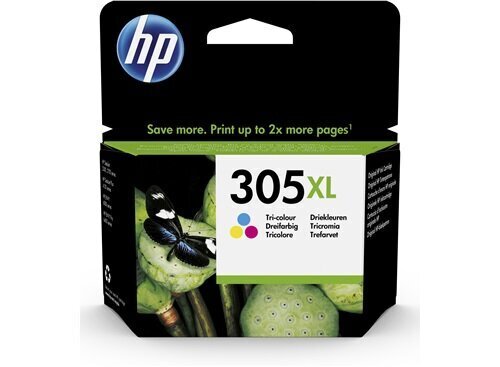 Originaal tint HP 305XL (3YM63AE) TriColor 200 lk hind ja info | Tindiprinteri kassetid | kaup24.ee