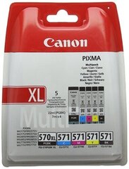 Canon PGI-570XL/CLI-571 C/M/Y/BK Multipack (0318C004) hind ja info | Tindiprinteri kassetid | kaup24.ee