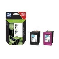 HP Ink No.301 Combo Pack Black + Color (N9J72AE) цена и информация | Картриджи для струйных принтеров | kaup24.ee