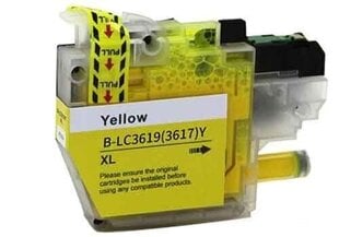 Analoog tint Brother LC3619XL Yellow 1.500 lk цена и информация | Картриджи для струйных принтеров | kaup24.ee