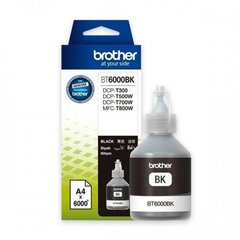 Brother DCP-T300/ T500W/ T700W (BT6000BK), Black 6.000 lk hind ja info | Tindiprinteri kassetid | kaup24.ee