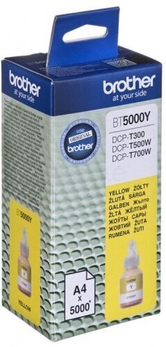 Brother DCP-T300/ T500W/ T700W (BT5000Y) Yellow 5.000 lk цена и информация | Tindiprinteri kassetid | kaup24.ee