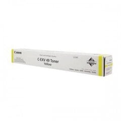 Canon Toner C-EXV 49 Yellow (8527B002AA) цена и информация | Картриджи и тонеры | kaup24.ee