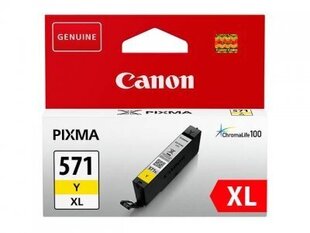 Canon Ink CLI-571XLY Yellow (0334C001) цена и информация | Картриджи для струйных принтеров | kaup24.ee