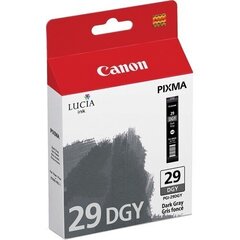 Canon Ink PGI-29 Dark Grey (4870B001) цена и информация | Картриджи для струйных принтеров | kaup24.ee