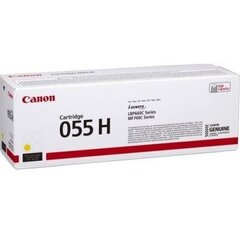 Originaal tooner Canon 055H (3017C002) Yellow 5.900 lk hind ja info | Laserprinteri toonerid | kaup24.ee