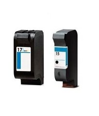 Analoog tintide komplekt HP 15 Black + HP 17 TriColor hind ja info | Tindiprinteri kassetid | kaup24.ee