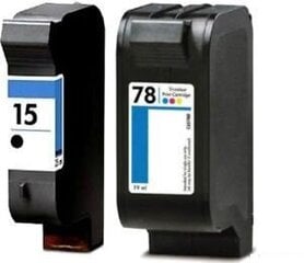 Набор аналоговых чернил HP 15 Black + HP 78 TriColor цена и информация | Картриджи для струйных принтеров | kaup24.ee