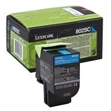 Lexmark Cartridge 802SC0 Cyan (80C2SC0) hind ja info | Tindiprinteri kassetid | kaup24.ee