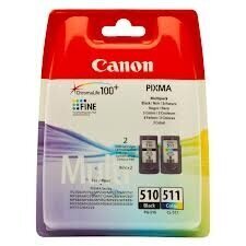 Canon Ink PG-510/CL-511 Multipack (2970B010) цена и информация | Картриджи для струйных принтеров | kaup24.ee