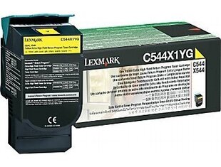 Lexmark Cartridge Yellow (C544X1YG) Return цена и информация | Картриджи и тонеры | kaup24.ee