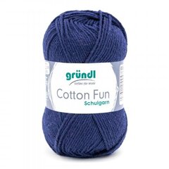 Пряжа GRÜNDL Cotton Fun 11, 50 г, 115 м цена и информация | Принадлежности для вязания | kaup24.ee