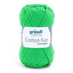 Пряжа GRÜNDL Cotton Fun 12, 50 г, 115 м цена и информация | Принадлежности для вязания | kaup24.ee