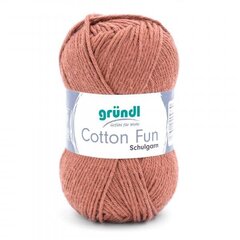 Пряжа GRÜNDL Cotton Fun 14, 50 г, 115 м цена и информация | Принадлежности для вязания | kaup24.ee