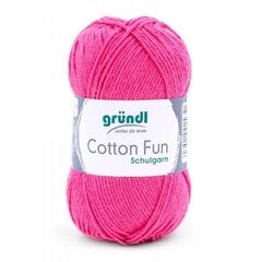 Пряжа GRÜNDL Cotton Fun 20, 50 г, 115 м цена и информация | Принадлежности для вязания | kaup24.ee