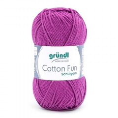 Пряжа GRÜNDL Cotton Fun 21, 50 г, 115 м. цена и информация | Принадлежности для вязания | kaup24.ee