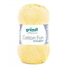 Пряжа GRÜNDL Cotton Fun 22, 50 г, 115 м цена и информация | Принадлежности для вязания | kaup24.ee