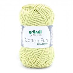 Пряжа GRÜNDL Cotton Fun 23, 50 г, 115 м цена и информация | Принадлежности для вязания | kaup24.ee