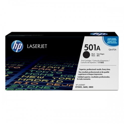 HP Cartridge No.501A Black (Q6470A) EOL цена и информация | Laserprinteri toonerid | kaup24.ee