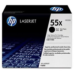 HP Cartridge No.55X Black (CE255X) hind ja info | Laserprinteri toonerid | kaup24.ee