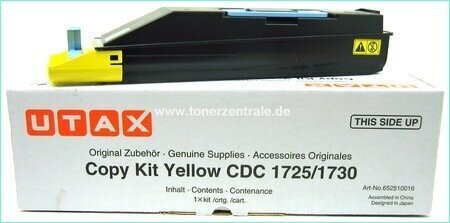 Triumph Adler Copy Kit DDC 2725 12k/ Utax Toner CDC 1725 Yellow (652510116/ 652510016) цена и информация | Tindiprinteri kassetid | kaup24.ee