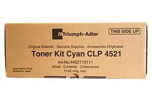 Triumph Adler Toner CLP 4521/ Utax Toner CLP 3521 Cyan (4452110111/ 4452110011) цена и информация | Картриджи для струйных принтеров | kaup24.ee