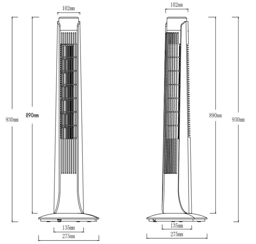 Ventilaator Volteno Tower VO0646 + juhtpult цена и информация | Ventilaatorid | kaup24.ee