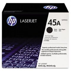 HP Cartridge No.45A Black (Q5945A) цена и информация | Картриджи и тонеры | kaup24.ee