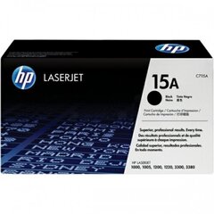 HP Cartridge No.15A Black (C7115A) hind ja info | Laserprinteri toonerid | kaup24.ee
