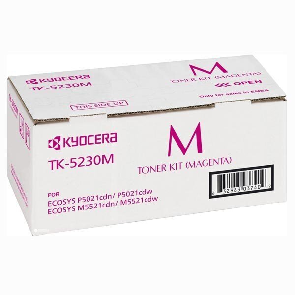 Originaal tooner Kyocera TK-5230 (TK5230) Magenta 2.200 lk hind ja info | Tindiprinteri kassetid | kaup24.ee