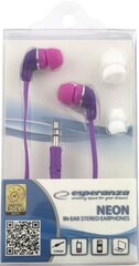 Esperanza Neon Purple цена и информация | Наушники | kaup24.ee