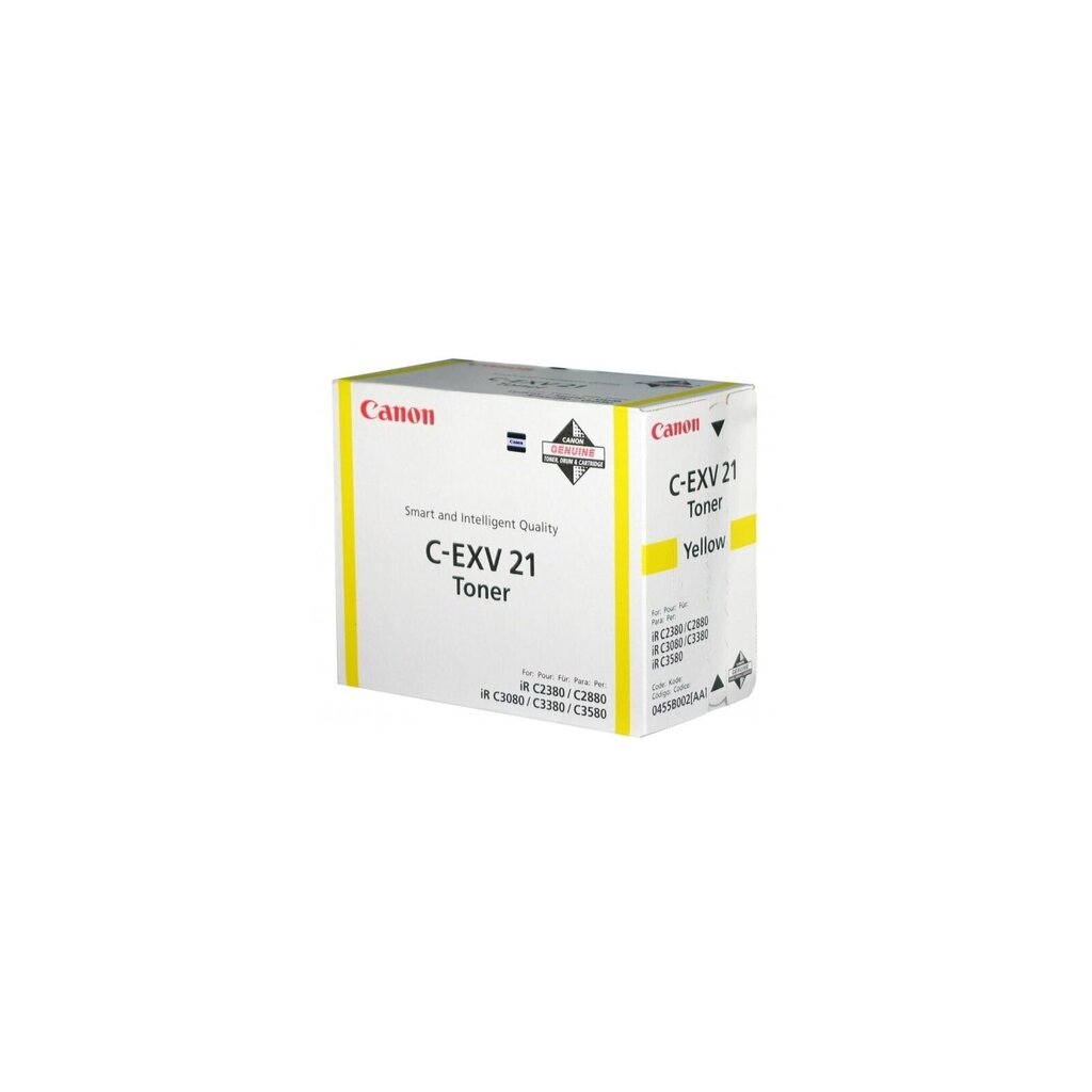 Originaal tooner Canon C-EXV21 / EXV 21 (0455B002AA) Yellow 14.000 lk цена и информация | Tindiprinteri kassetid | kaup24.ee