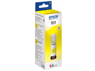 Оригинальные чернила Epson EcoTank 101 (C13T03V44A) Yellow 70ml цена и информация | Картриджи для струйных принтеров | kaup24.ee