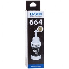 Оригинальные чернила Epson T6641 Black 70ml цена и информация | Картриджи для струйных принтеров | kaup24.ee