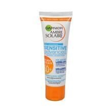 Защитный крем от солнца для лица Garnier Ambre Solaire Sensitive Advanced Face Cream SPF50+ 50 мл цена и информация | Кремы от загара | kaup24.ee