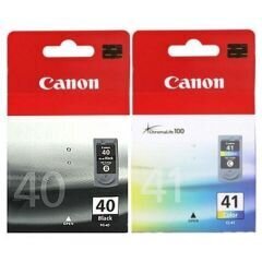 Originaal tintide komplekt Canon PG-40 Black + CL-41 Tricolor hind ja info | Tindiprinteri kassetid | kaup24.ee