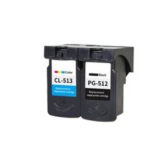 Analoog toonerite komplekt Canon PG-512 Black + CL-513 Tricolor hind ja info | Tindiprinteri kassetid | kaup24.ee