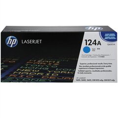 Оригинальный тонер HP 124A (Q6001A) 2000 lk Cyan цена и информация | Картриджи и тонеры | kaup24.ee