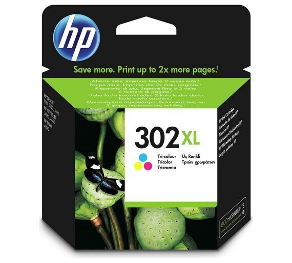 Originaal tint HP 302XL (F6U67AE) Color 330 lk (8ml) hind ja info | Tindiprinteri kassetid | kaup24.ee