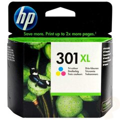 Оригинальные чернила HP 301XL (CH564EE) Color 330 lk  (6ml) цена и информация | Картриджи для струйных принтеров | kaup24.ee