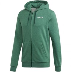 Meeste džemper, Adidas Essentials Linear FZ Terry M FM6035, roheline hind ja info | Meeste pusad | kaup24.ee